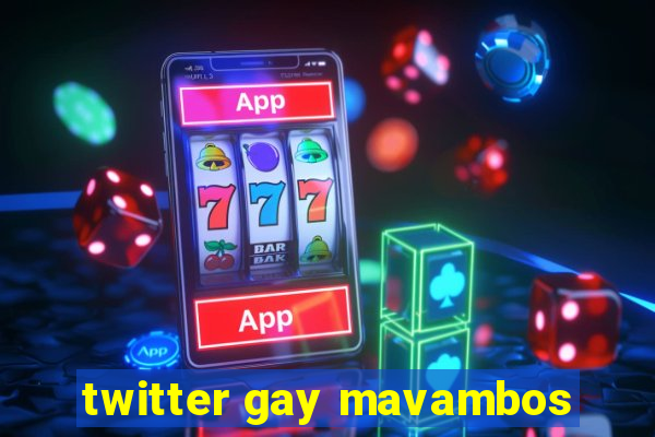 twitter gay mavambos